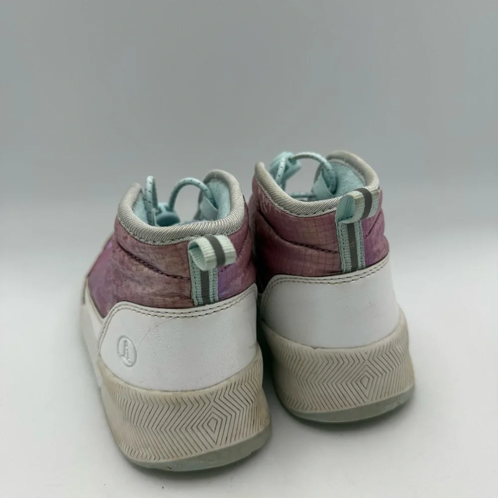Lands' End‎ Kids' Iridescent Pink and White Boots Size 11